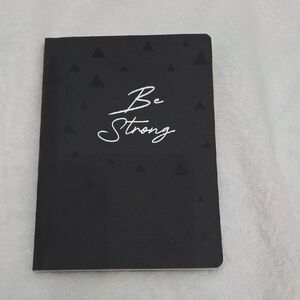 10 For $10 Black 'Be Strong' Notebook